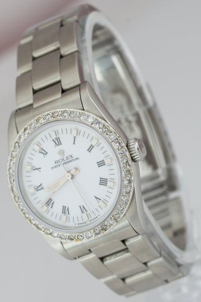 Rolex Perpetual 31mm Mid-Size 67480 Diamond Oyster 77080