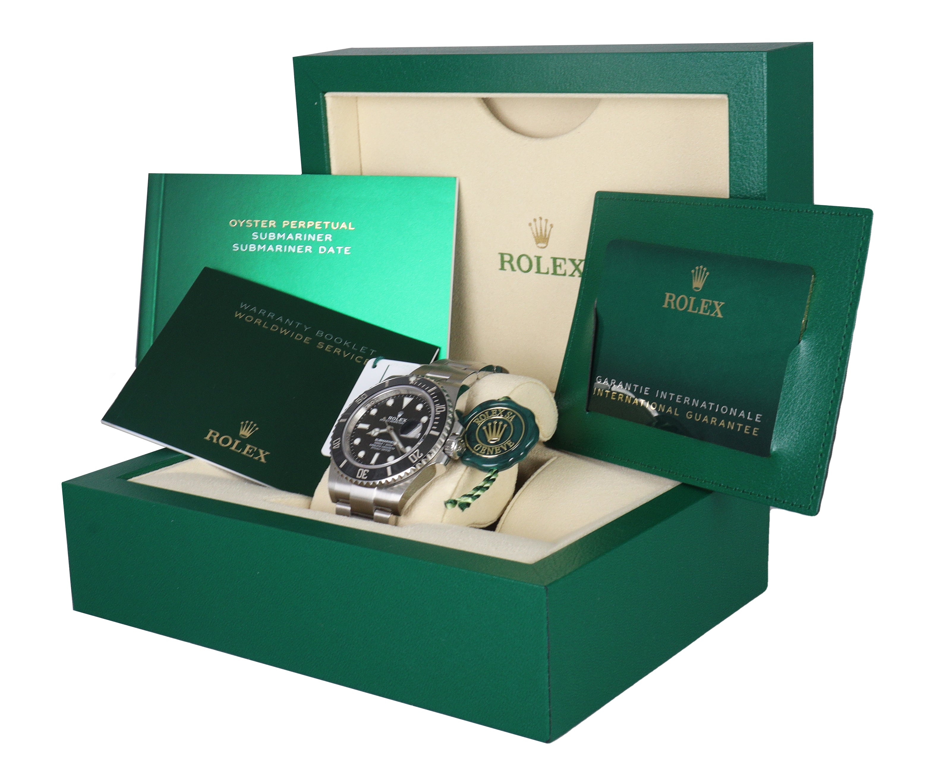 NEW MAY 2021 Rolex Submariner 41 Date Stainless Black Ceramic Watch 126610 LN