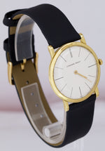 Vintage 1960's Audemars Piguet 18K Yellow Gold 32mm Ultra Thin Dress Watch