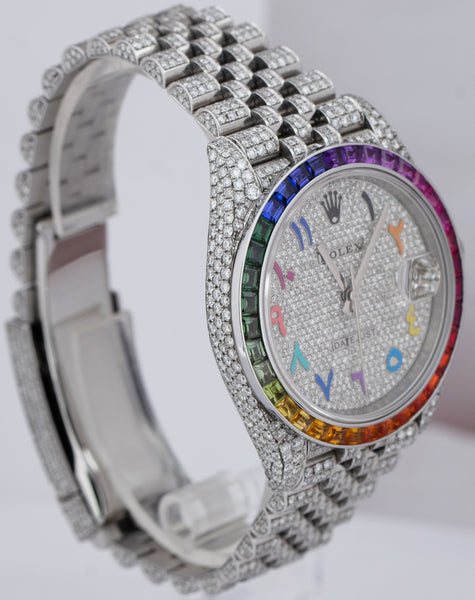 Rainbow arabic rolex Clearance