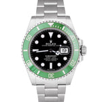 BRAND NEW UNWORN Rolex Submariner 41mm Date GREEN KERMIT Ceramic Watch 126610 LV