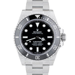 BRAND NEW JAN. 2023 Rolex Submariner 41mm No-Date Black Ceramic Watch 124060 LN