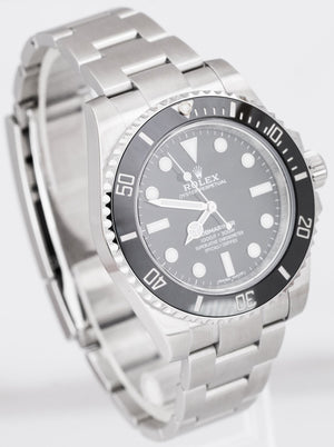 MINT 2015 Rolex Submariner No-Date Stainless Steel 40mm Ceramic Watch 114060 B+P