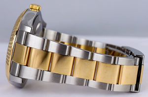 MINT Rolex Datejust II 41mm Black Two-Tone Yellow Gold Steel Watch 116333 BOX