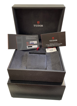 2021 Tudor Black Bay Chrono 41mm Black Stainless Steel Watch 79360N FULL SET