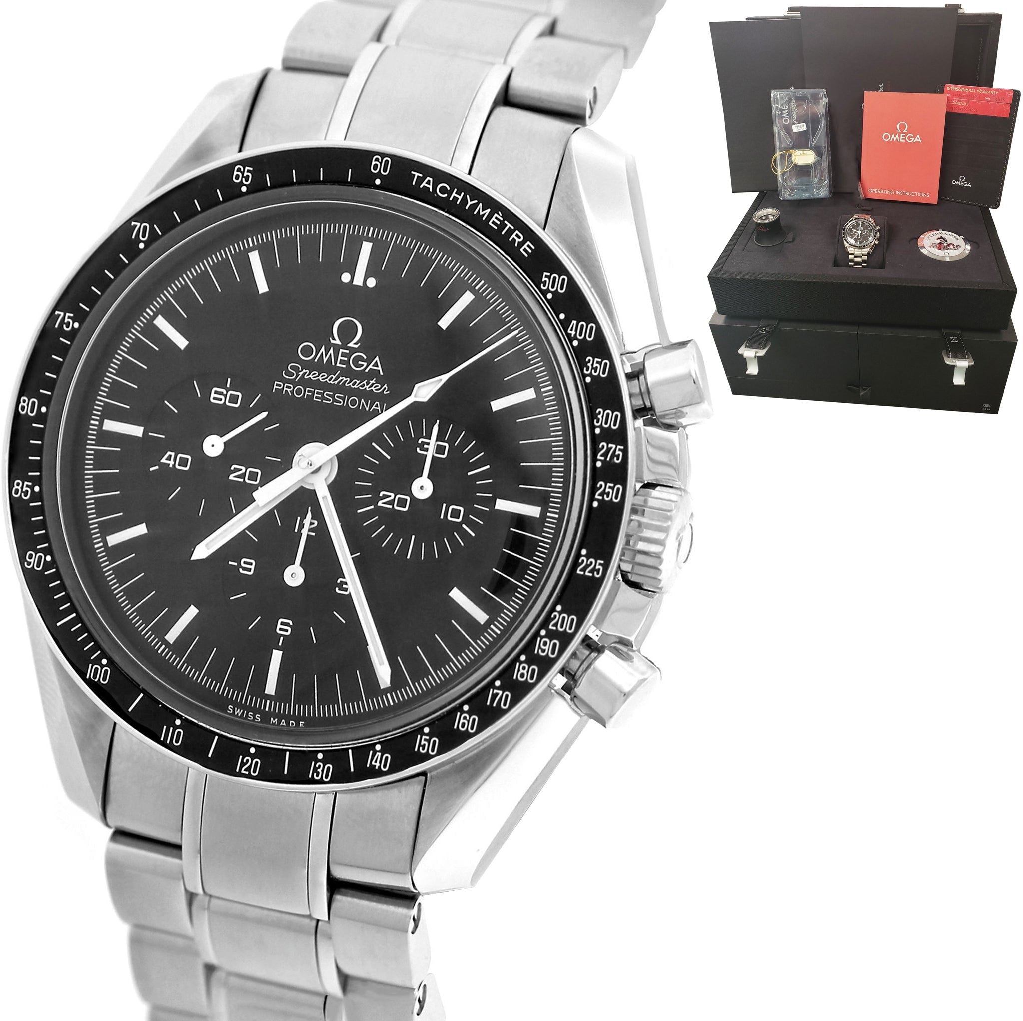 Omega Speedmaster Moonwatch Chronograph Steel 42mm Watch 311.30.42.30.01.005 B+P