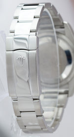 Rolex DateJust Rhodium Silver Stick 36mm Stainless Steel Oyster Watch 116200 B+P