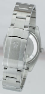 MINT Rolex Air-King Oyster Perpetual Steel Black Index 114210 34mm Watch 114200