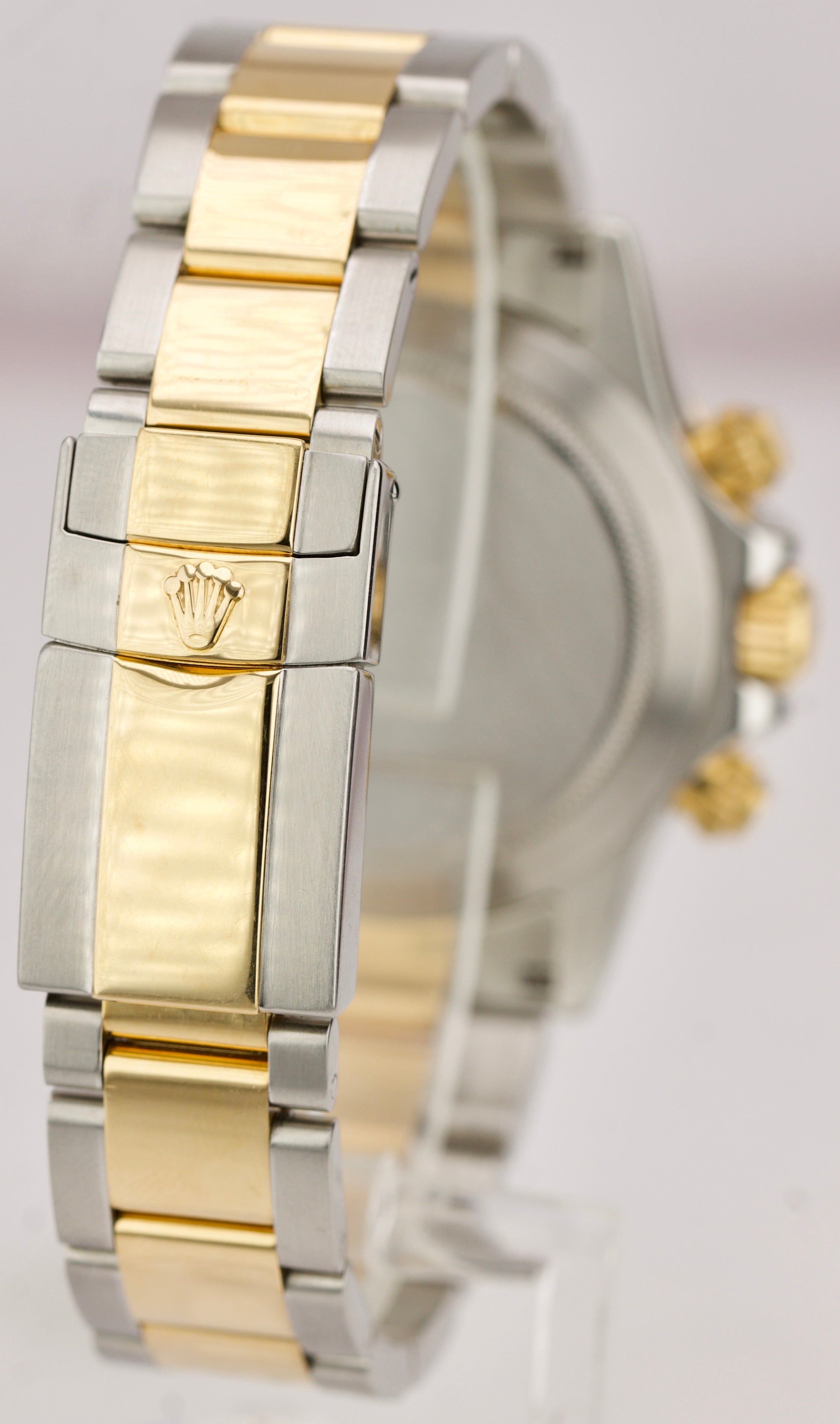 2008 ENGRAVED Rolex Daytona Cosmograph Slate Gray 40mm Two Tone Watch 116523