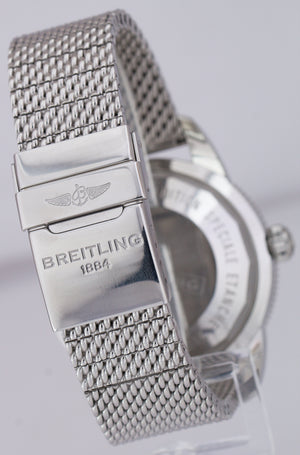 Breitling Superocean Heritage II 46mm Black Stainless Mesh AB2020 46mm Watch
