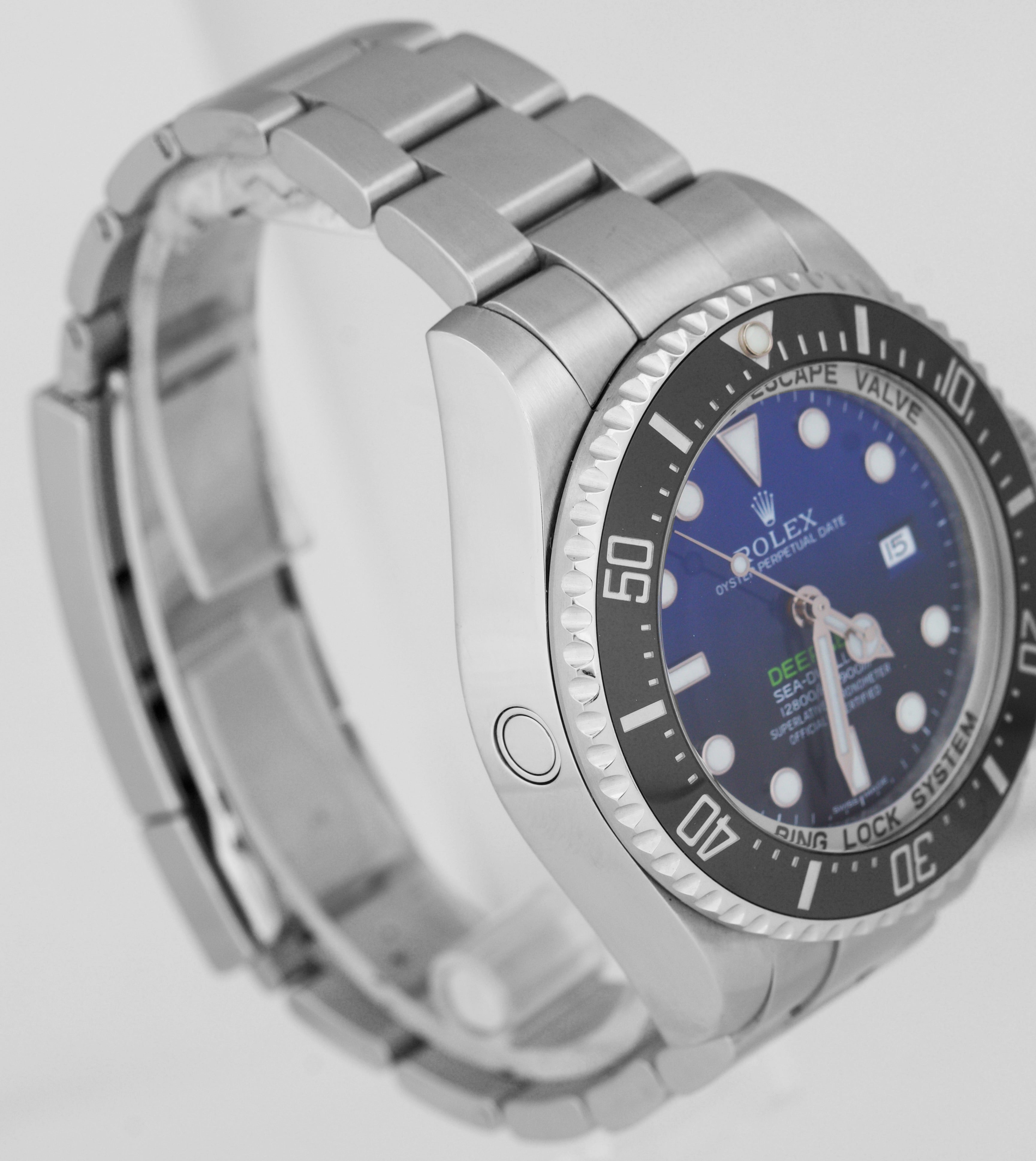 2017 Rolex Sea-Dweller Deepsea 'James Cameron' Blue Black 116660 44mm Watch B+P