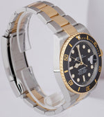 2021 Rolex Submariner Date 41mm Ceramic Two-Tone Gold Black Watch 126613 LN B+P