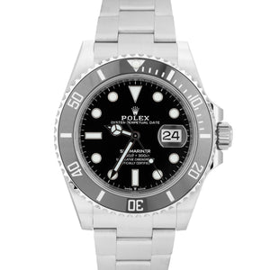NEW APRIL 2022 Rolex Submariner 41mm Date Steel Black Ceramic Watch 126610 LN