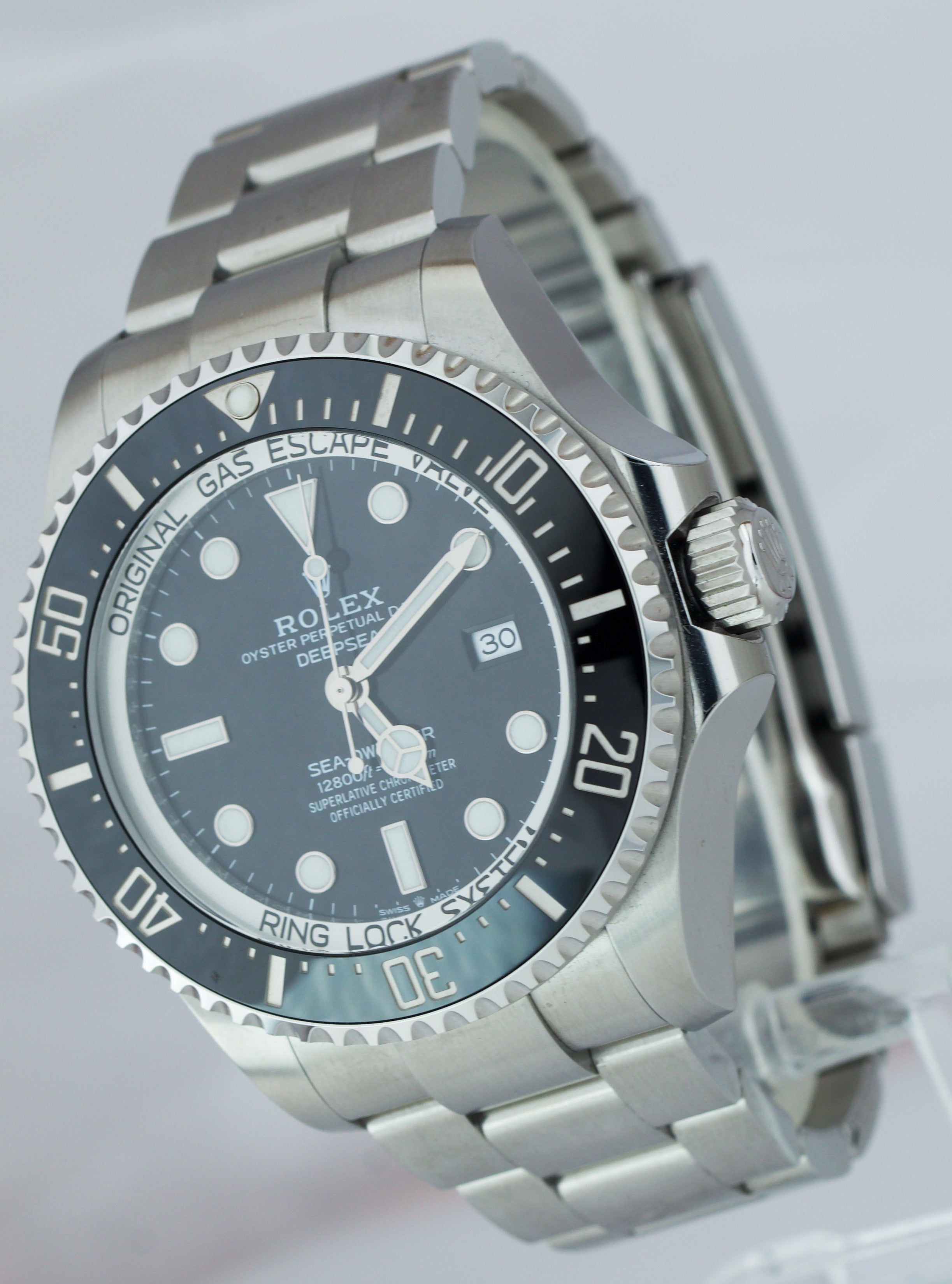 2019 MINT Rolex Sea-Dweller Deepsea Black Stainless Steel 44mm Dive 126660 Watch