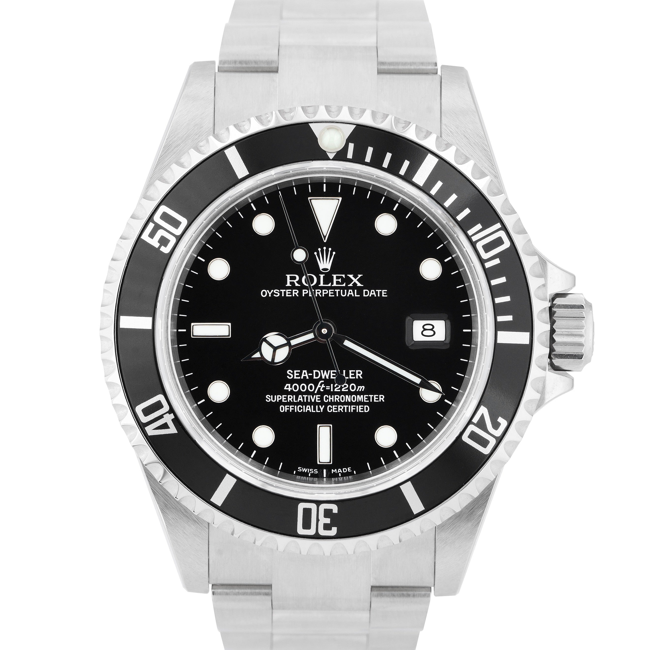 NEW NOS Rolex Sea-Dweller M-SERIAL Stainless Black 40mm Watch 16600 FULL SET B+P