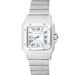 Cartier Santos Galbee XL 32mm Automatic Stainless Steel White Roman Watch 2823