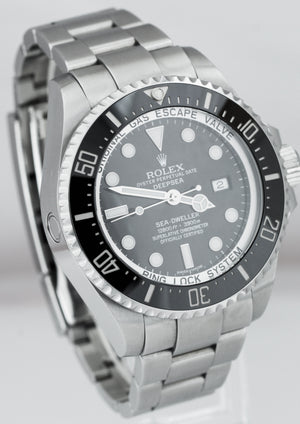 2016 UNPOLISHED Rolex Sea-Dweller Deepsea Stainless 44mm Black Dive Watch 116660