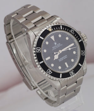 1996 Men's Rolex Submariner No-Date 14060 T SERIAL PATINA Dive 40mm Watch