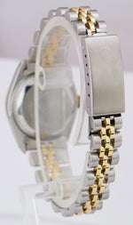 MINT Ladies Rolex DateJust 26mm Jubilee Blue Dial Two-Tone Gold Watch 69173 BOX