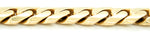 Men's Solid 10K Yellow Gold Cuban Link Chain Bracelet 8.50" | 13mm | 89.2 grams
