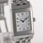 PAPERS Ladies Jaeger-LeCoultre JLC Reverso Duetto Diamond Steel 266.8.44 Watch