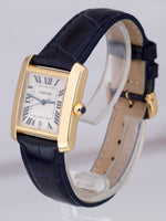 Cartier Tank Francaise W5000156 1840 18K Yellow Gold 28x32mm Automatic Watch