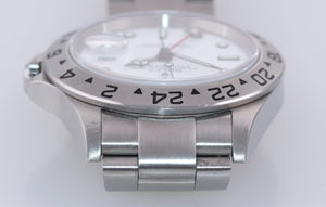 MINT 2005 PAPERS Rolex Explorer II 40mm White 16570 Polar Watch Box