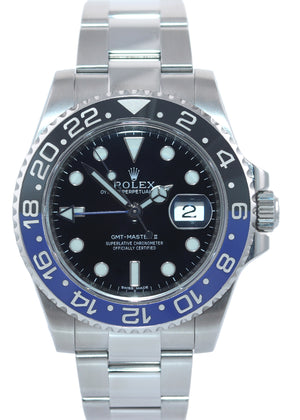 2015 PAPERS Rolex GMT Master Blue 116710 BLNR Ceramic Bezel Batman Watch Box