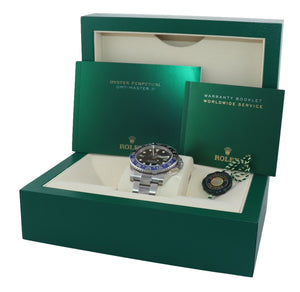 2017-2019 Rolex GMT Master II 116710 BLNR Steel Ceramic Batman Blue Watch Box