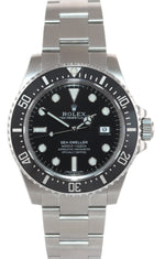 2015 PAPERS Rolex Sea-Dweller Black Ceramic 116600 Steel SDK Watch Box