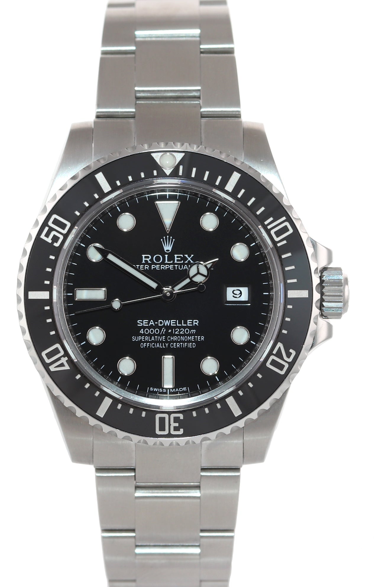 2017 Rolex Sea-Dweller Black Ceramic 116600 Steel SDK 40mm Watch Box