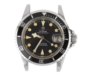 Vintage 1984 Tudor Submariner 76100 LOLLIPOP 40mm Patina 12x Stainless Watch