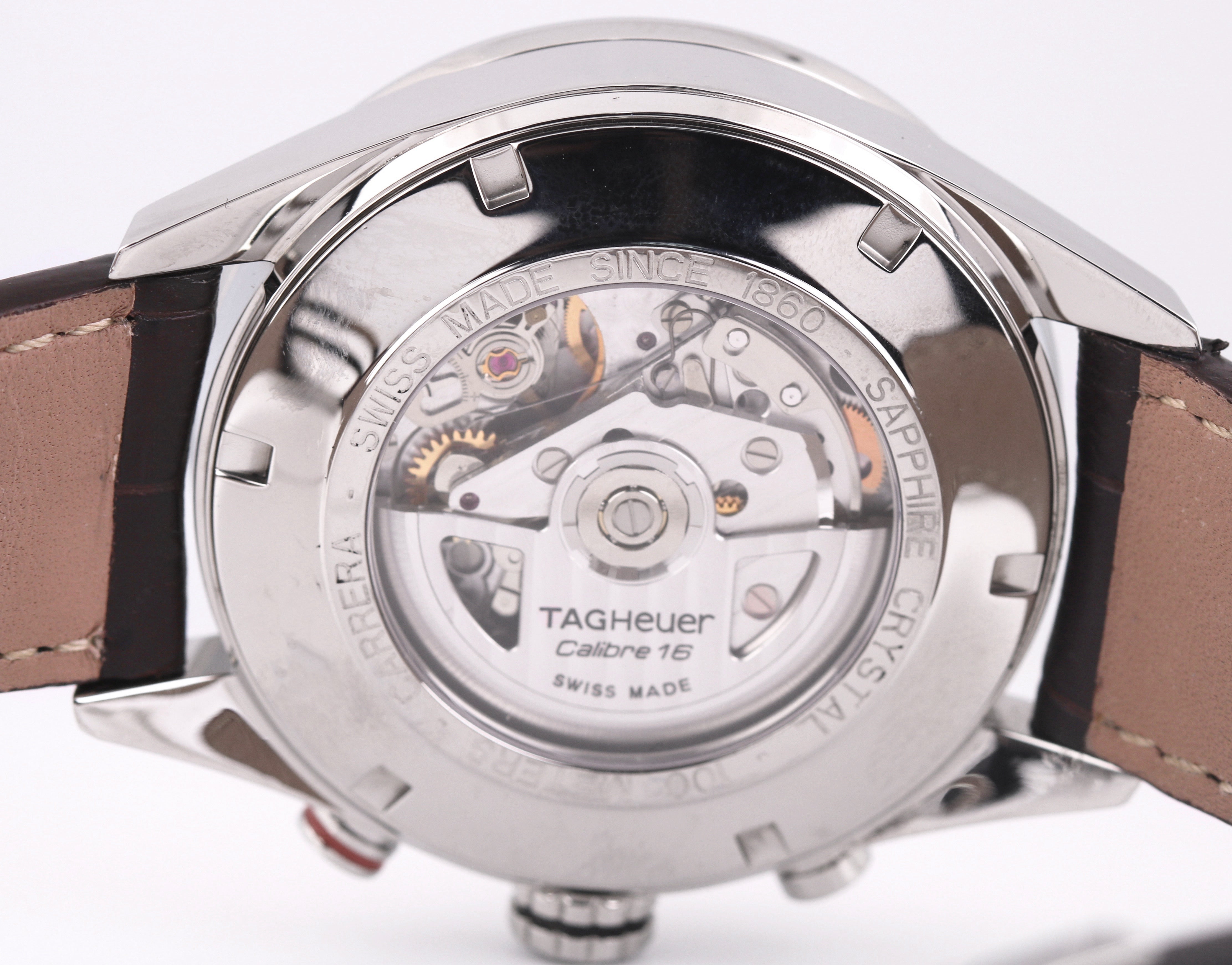 Tag Heuer Carrera Calibre 16 Chocolate Automatic Chronograph CV2A12-0 43mm Watch