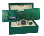 2021 PAPERS New CARD Rolex Oyster Perpetual 41mm Black Oyster Watch 124300 Box