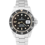 Vintage 1982 Rolex Submariner Date CREAM PATINA Stainless Steel 40mm Watch 16800