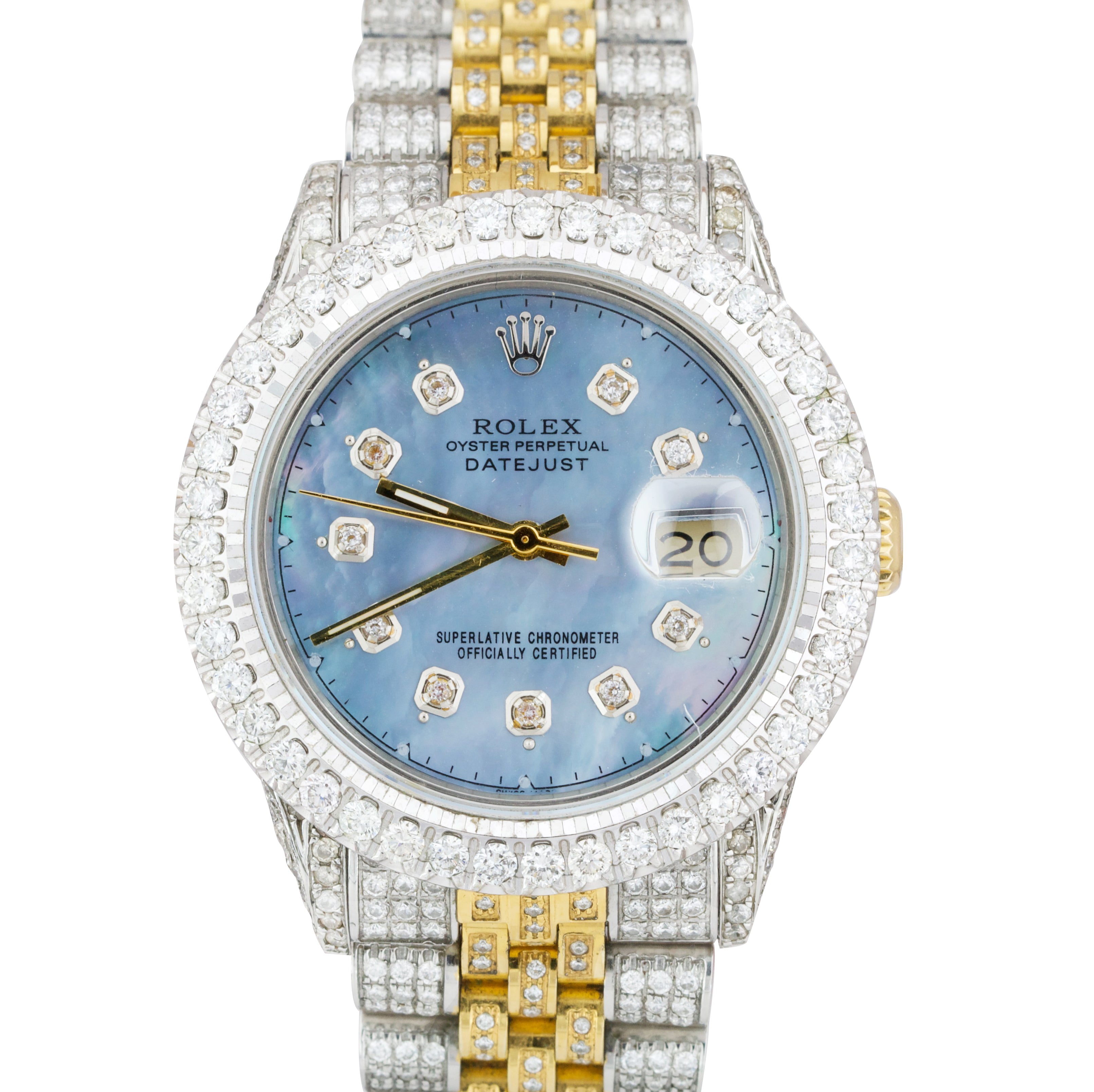 36mm two tone fully bustdown Clearance