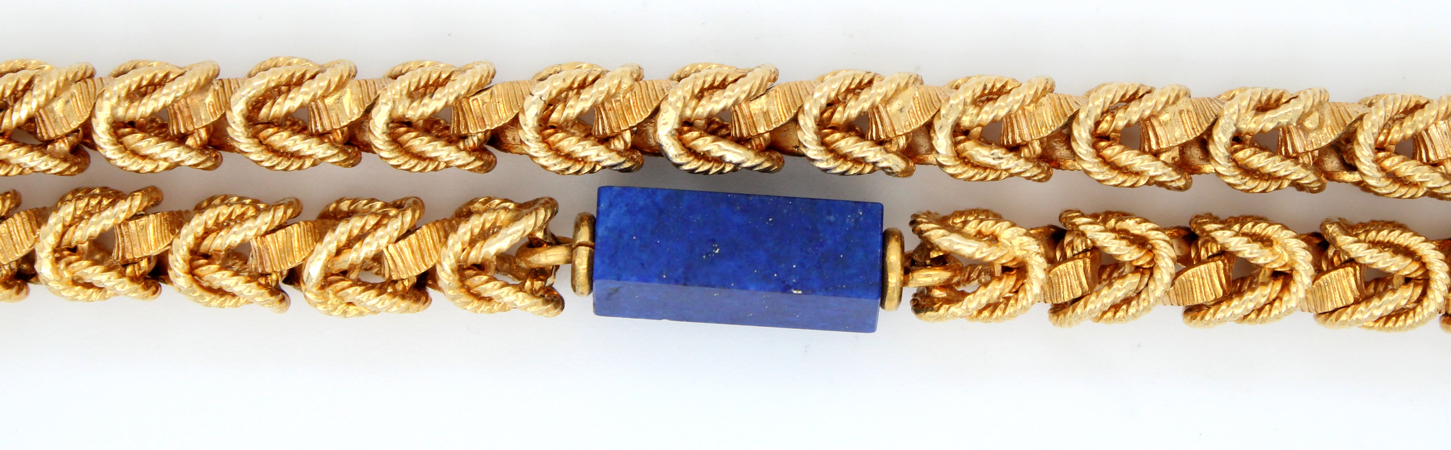 Authentic Tiffany14K Gold & Lapis Lazuli