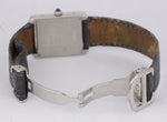 Ladies Cartier Tank Solo Stainless Steel Roman Swiss Quartz Watch 2716 W5200005