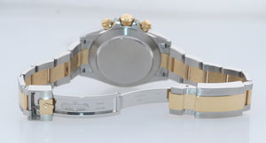 NEW 2020 Rolex Daytona Two Tone Steel 18k Yellow Gold White 116503 Watch Box