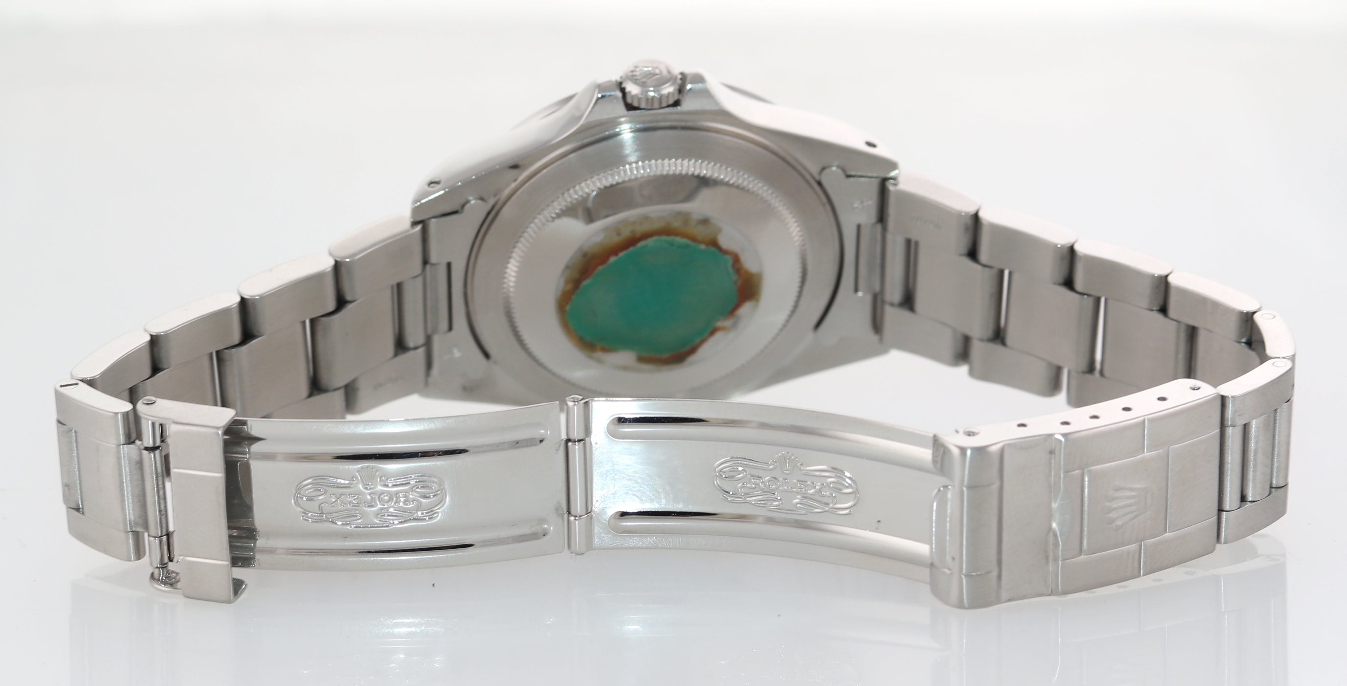 Rolex Explorer 2 16570 Steel White Polar GMT TRITIUM Dial 40mm Watch Box