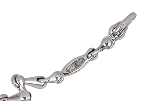 Men's Italian Handmade 14K White Gold 24.00" Fancy Link Chain Necklace 89.3gr