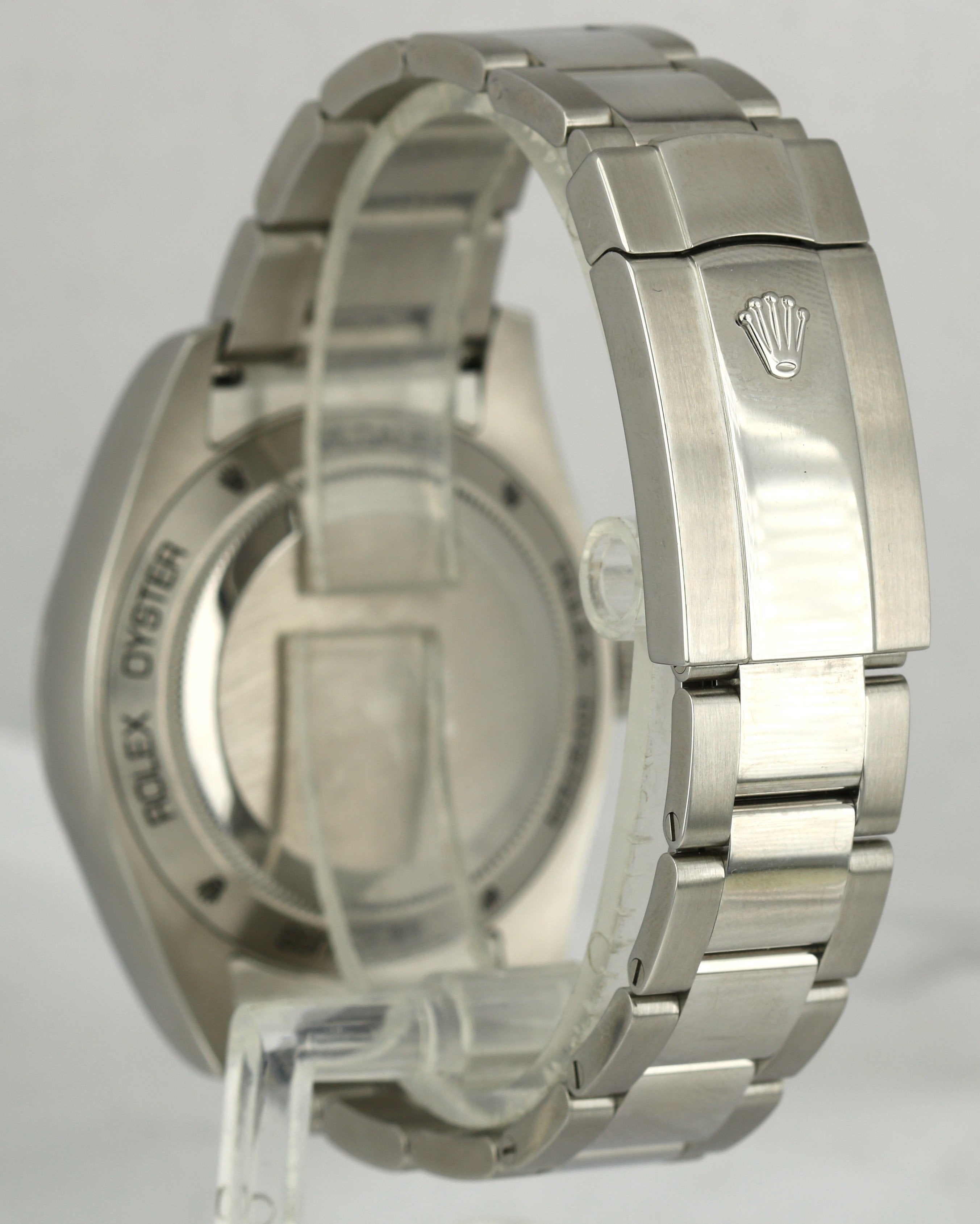 MINT Rolex Milgauss Z-Blue Green Anniversary 40mm 116400 GV Stainless Watch