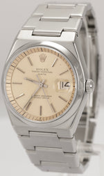 Rolex Oyster Perpetual Date Stainless Steel 36mm Silver Automatic Watch 1530