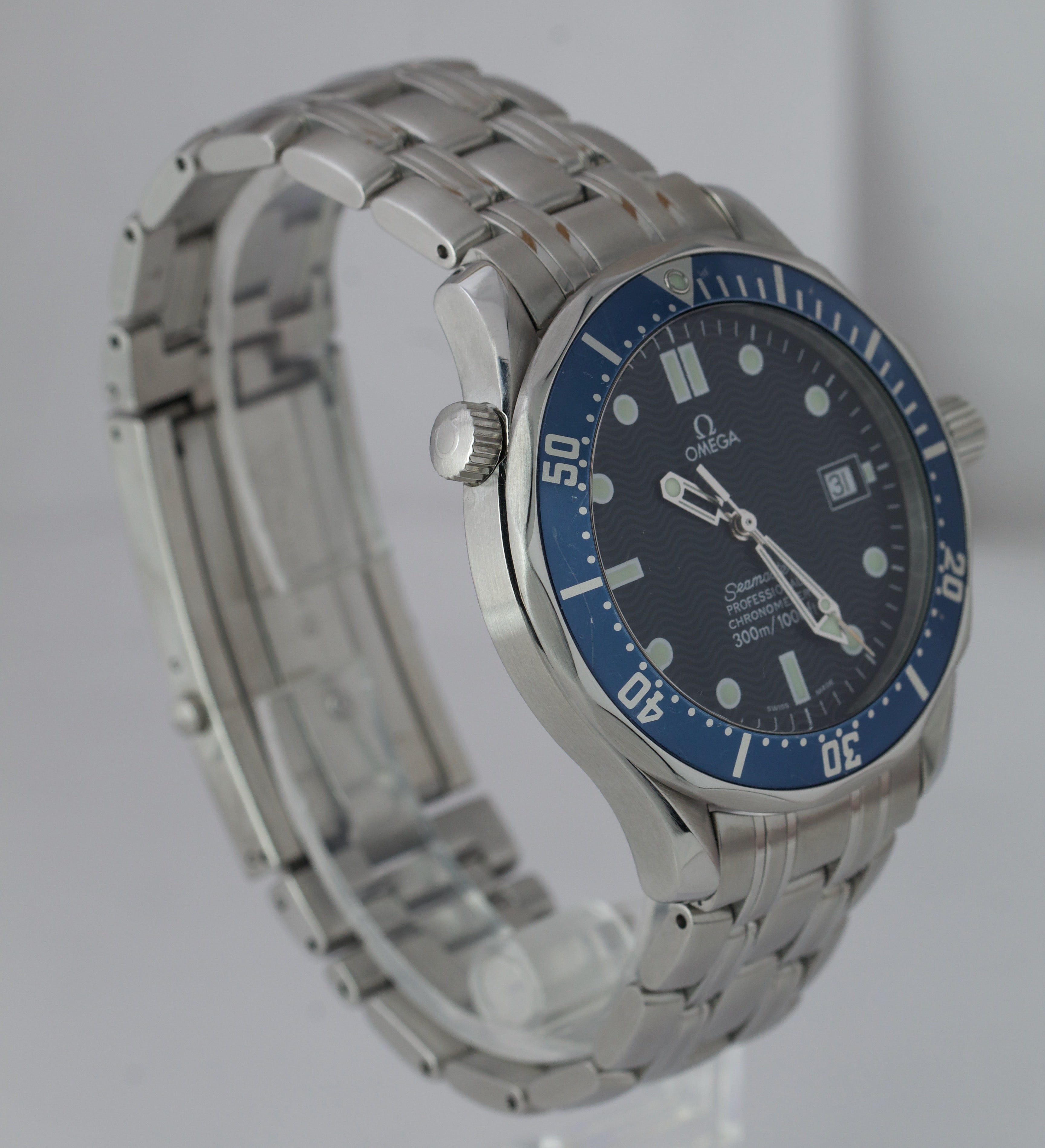 OMEGA Seamaster Professional 300 Blue Wave Steel Automatic 41mm Watch 2531.80