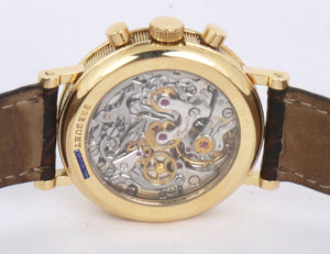 MINT Breguet Classique Chronograph 18K Yellow Gold 3237 36mm Silver Dial Watch