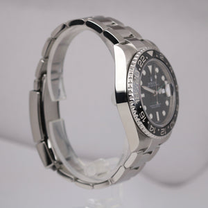 MINT Rolex GMT-Master II Stainless Steel Black 40mm Ceramic 116710 Date Watch
