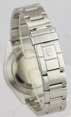 Rolex Explorer II UNPOLISHED ENGRAVED REHAUT 3186 White Steel 40mm Watch 16570 T