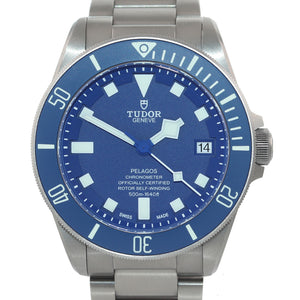 Tudor Pelagos Titanium 42mm Dive 25600 TB Blue Lume In House Date Watch Box
