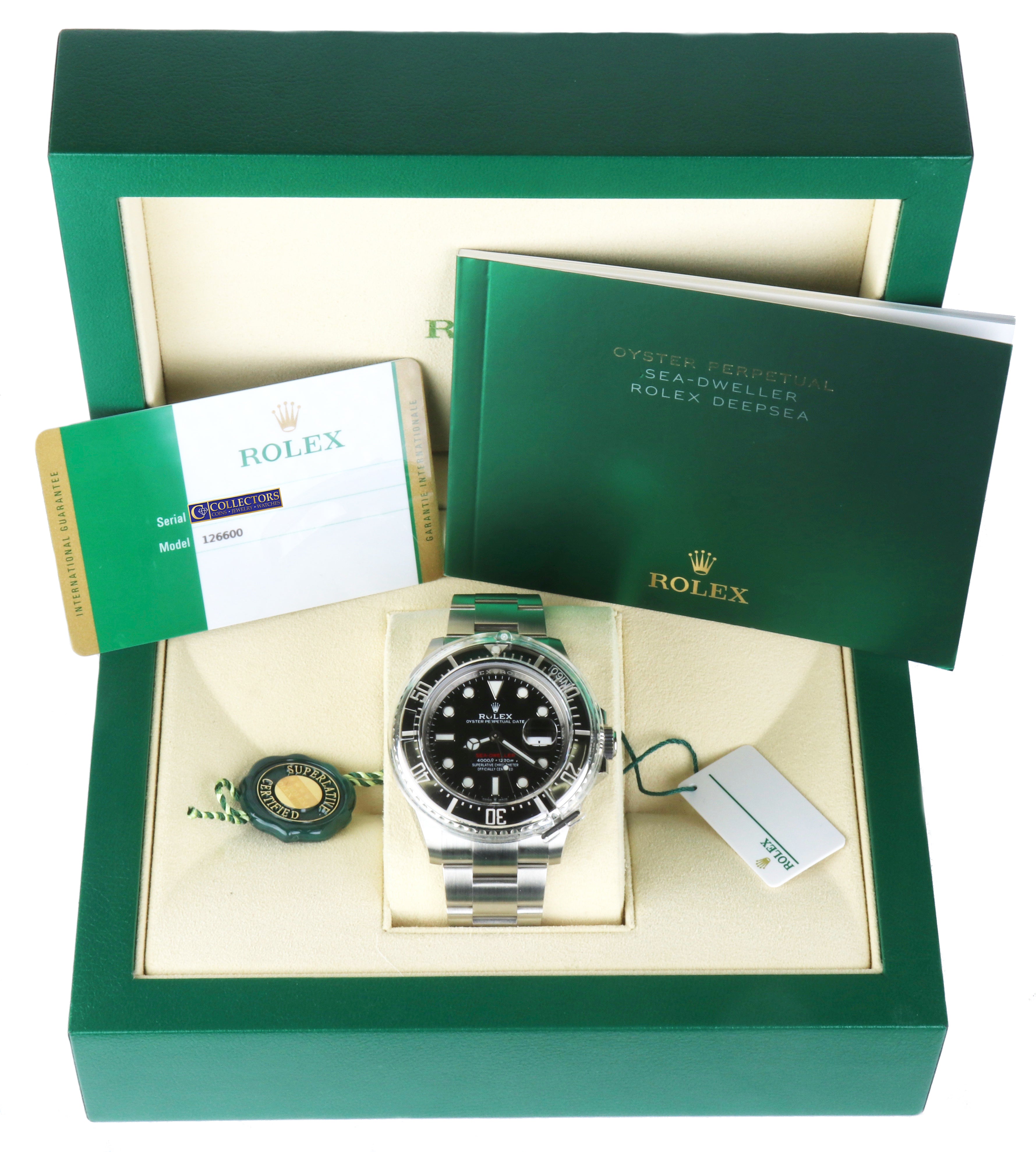 NEW SEPT 2020 Rolex Red Sea-Dweller 43mm Mark II 50th Anniversary Stainless 1266