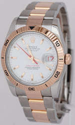 RSC 2021 Rolex DateJust Turn-O-Graph 36mm White Two-Tone Rose Gold 116261